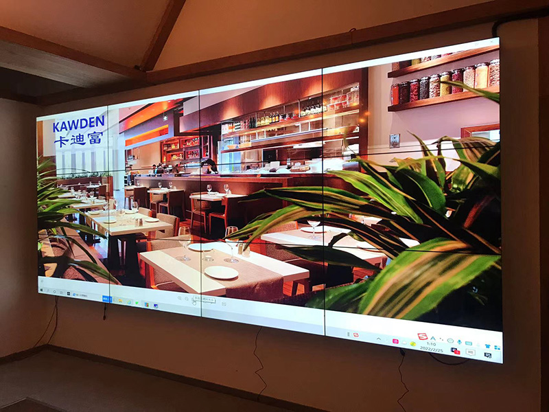 液晶拼接屏之贊客餐飲管理（上海）有限公司展示項目